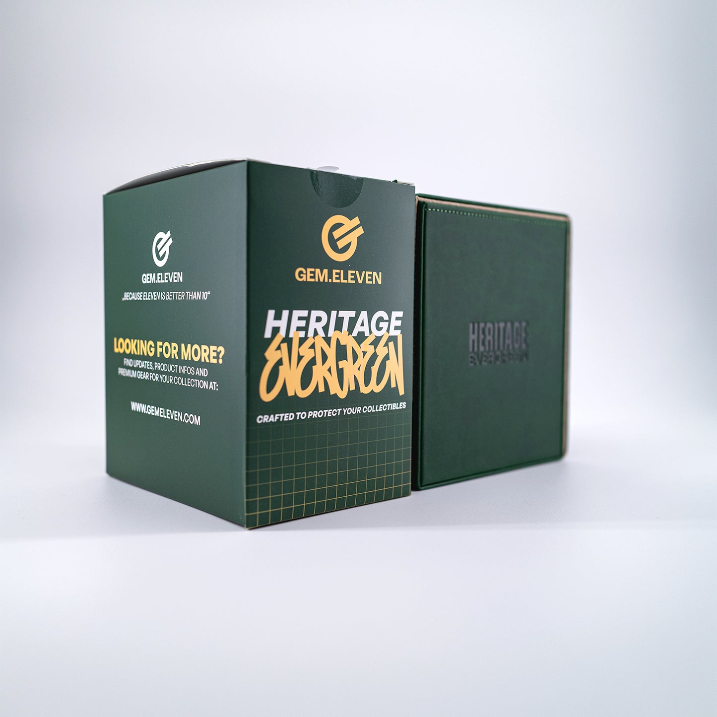 Heritage Evergreen – Premium Aufbewahrungsbox für bewertete Karten