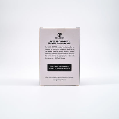 Card Saver – Semi-Rigid Kartenhalter – 50er Pack – Grading Ready