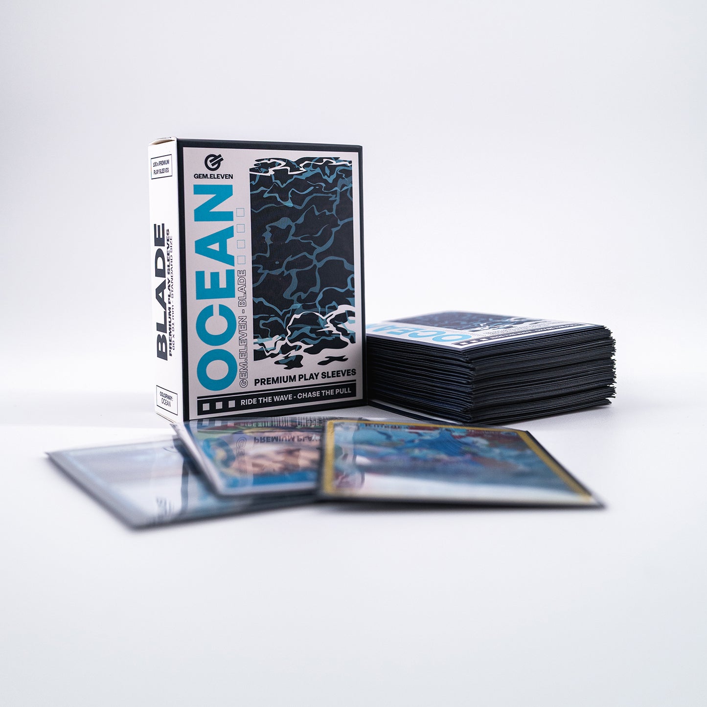 Blade Ocean – Premium TCG Play Sleeves – 100 Standard-Size Sleeves