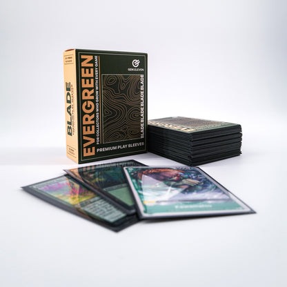 Blade Evergreen | Premium TCG Play Sleeves | Haltbar | Angenehmes Mischgefühl