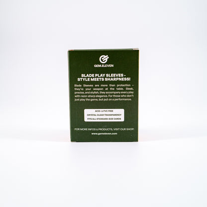 Blade Evergreen | Premium TCG Play Sleeves | Haltbar | Angenehmes Mischgefühl