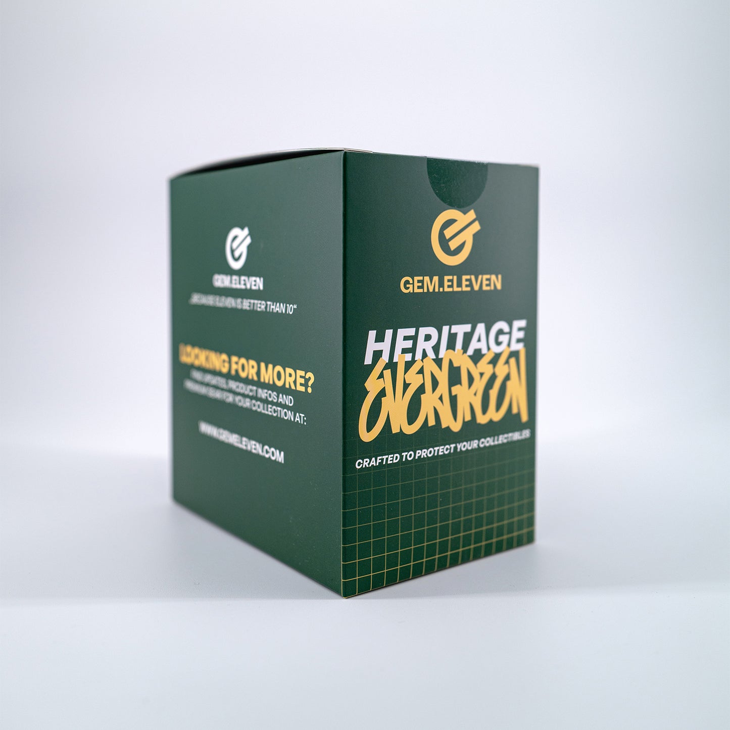 Heritage Evergreen – Premium Aufbewahrungsbox für bewertete Karten