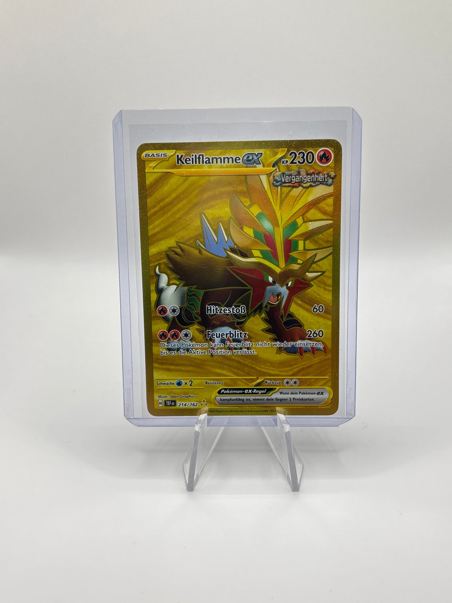 Pokemon Keilflamme Ex 214/162