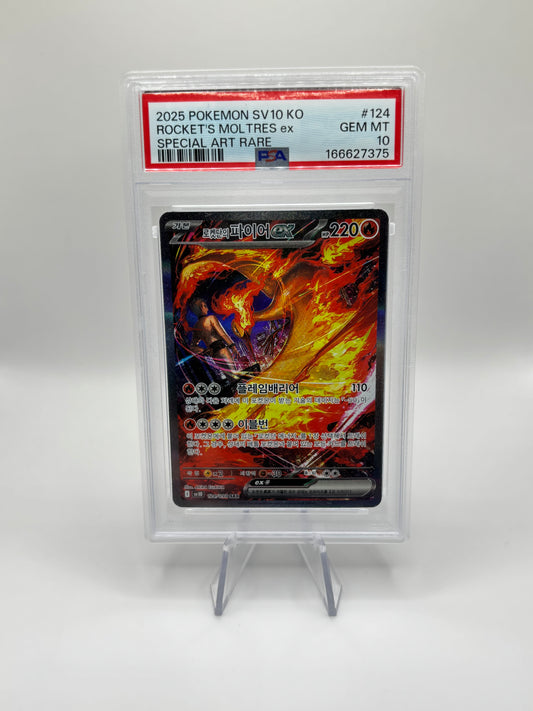 Team Rockets Lavados ex (sv10 124) PSA 10