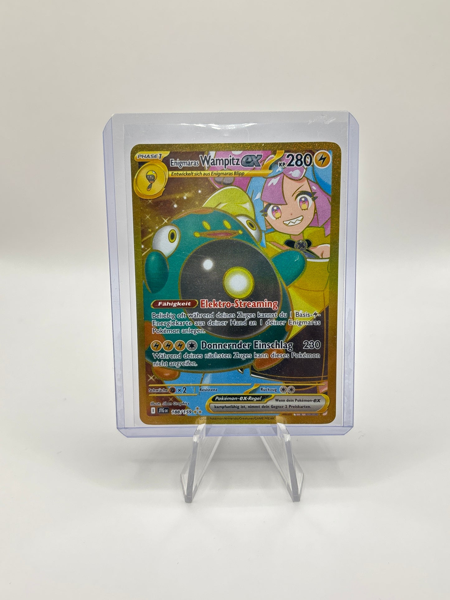 Pokemon Enigmaras Wampitz Ex 188/159