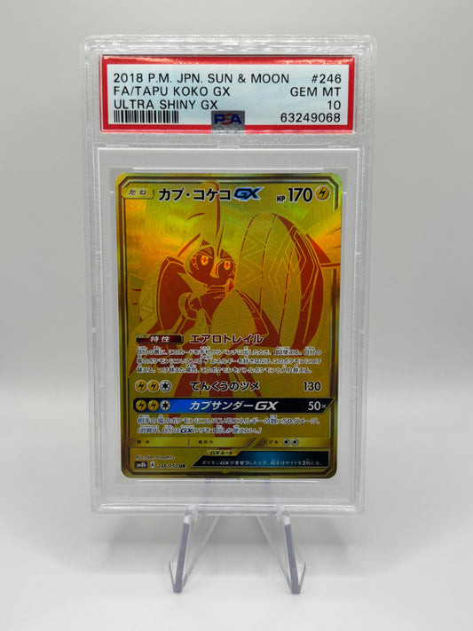 Pokemon TAPU KOKO GX JP. PSA 10