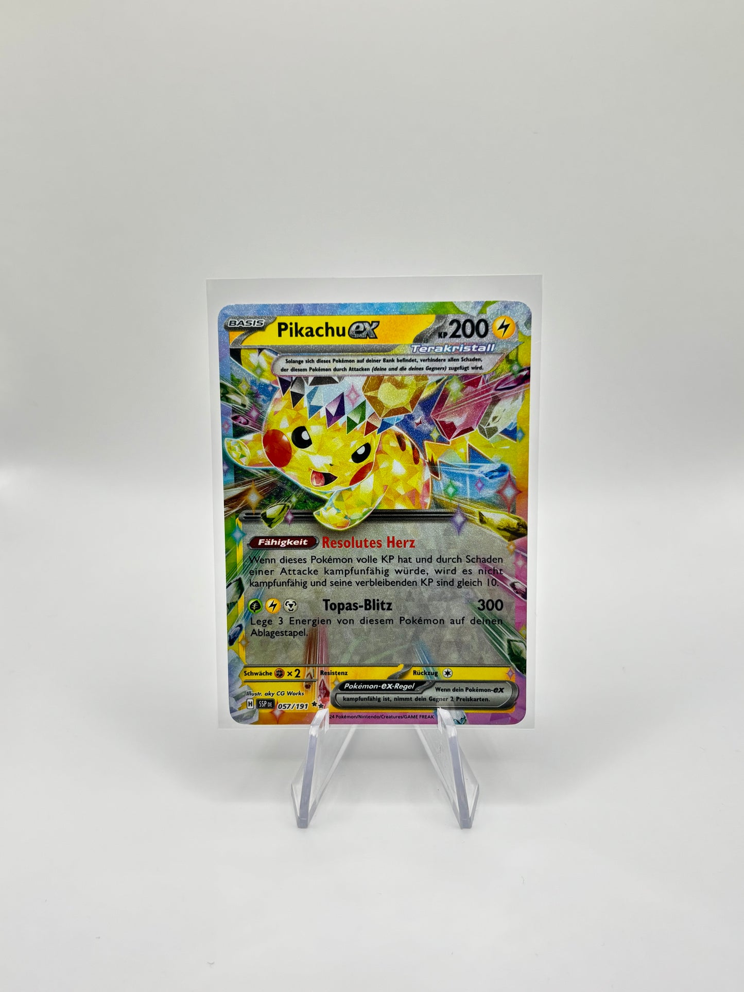 Pokemon Pikachu ex SSP 057