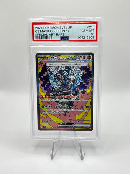 Fundamentmaske Ogerpon ex (sv8a 216) PSA 10
