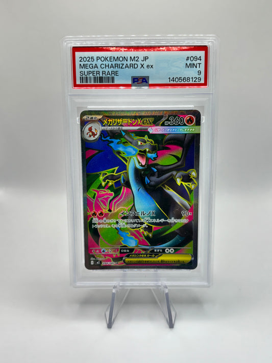 Mega Glurak X ex (m2 094) PSA 9
